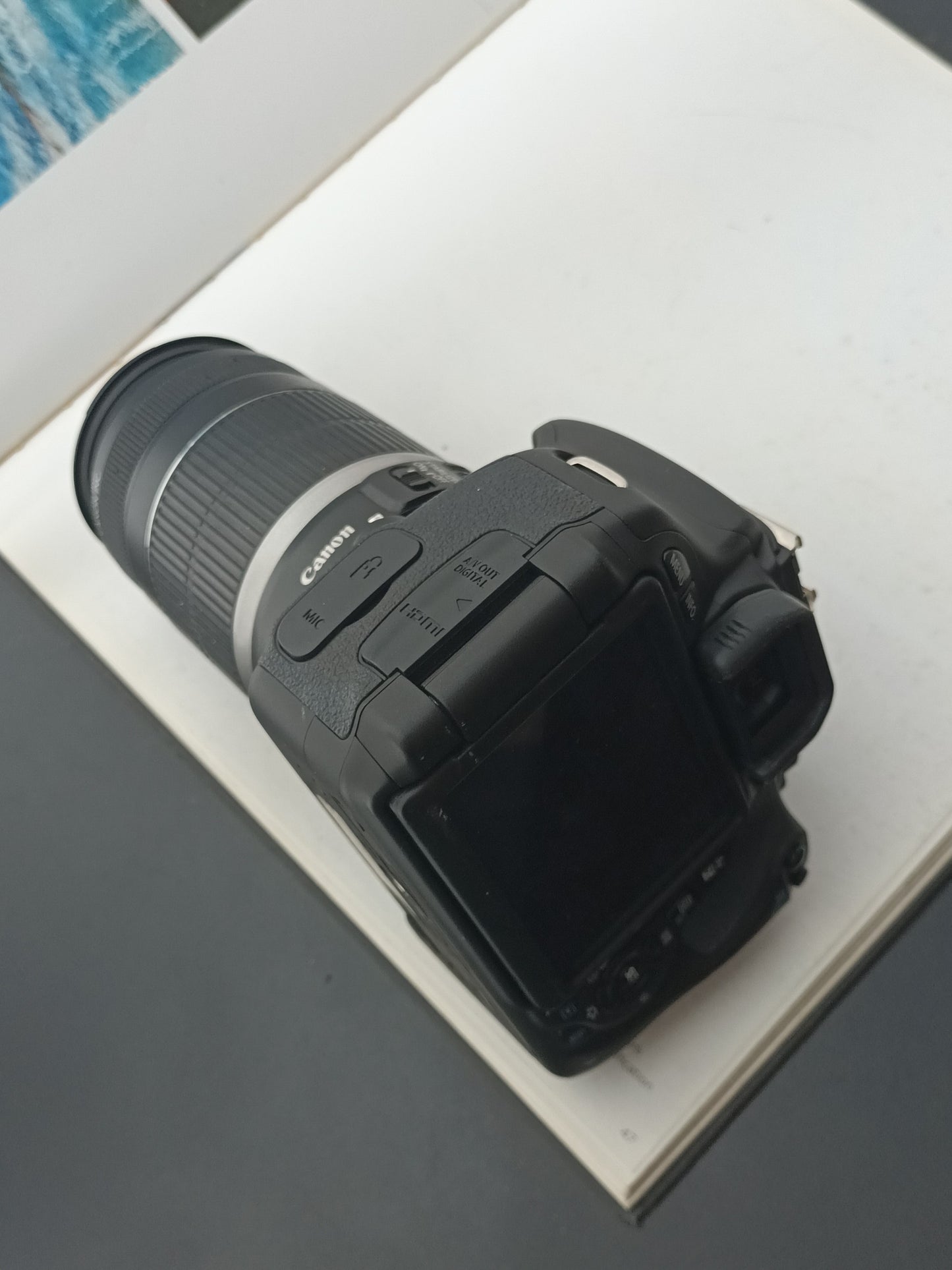 Used Canon EOS Kiss X5 with EF-S 55-250mm F4-5.6 IS Digital Camera