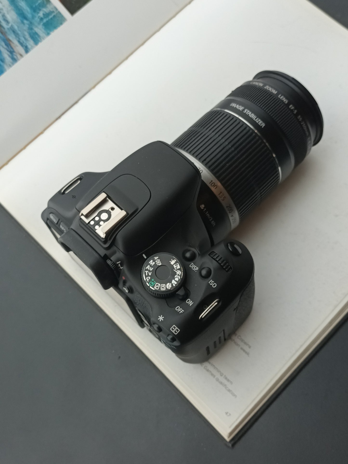 Used Canon EOS Kiss X5 with EF-S 55-250mm F4-5.6 IS Digital Camera