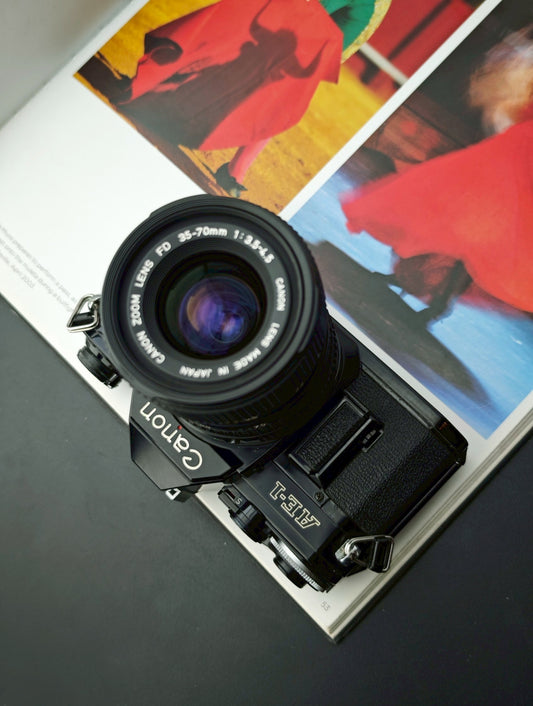 Canon AE-1 with Canon Lens FD 35-70mm F3.5-4.5