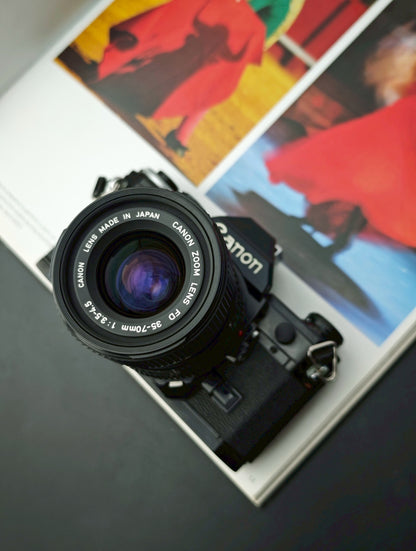 Canon AE-1 with Canon Lens FD 35-70mm F3.5-4.5