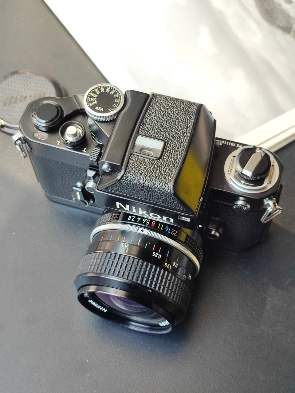Nikon F2 Photomic Black with Lens