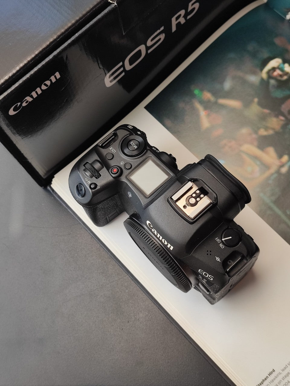 Canon EOS R5 with box