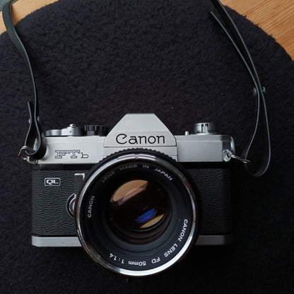 [Sold As-Is] Canon FTb with Canon Lens FD 50mm F1.4