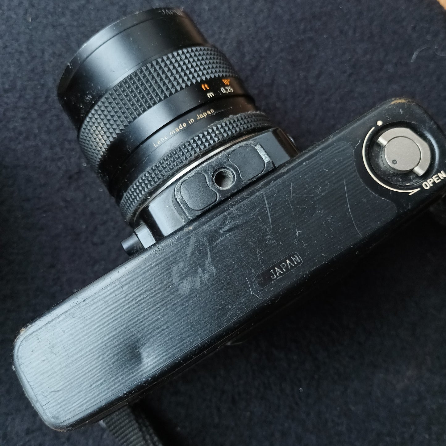 [Sold As-Is] Contax 137 MD Quartz with Carl Zeiss T* Distagon 28mm F2.8