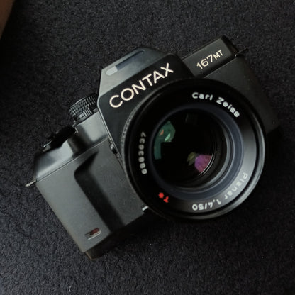 [Sold As-Is] Contax 167 MT with  Carl Zeiss T*  Planar 50mm F1.4