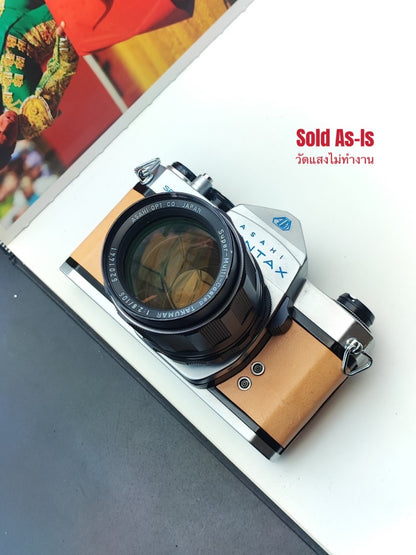 [Sold As-Is] Asahi Pentax Spotmatic SP with Super-Multi-Coated TAKUMAR 105mm F2.8