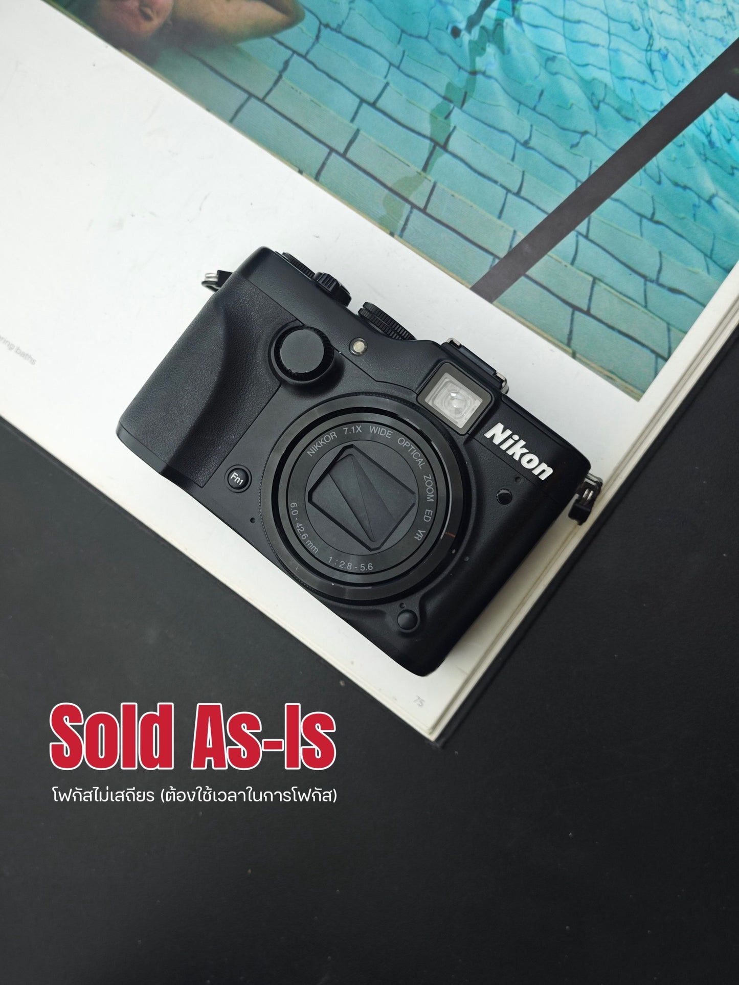 [Sold As-Is] Used Nikon Coolpix P7100 Digital Camera [No charger]