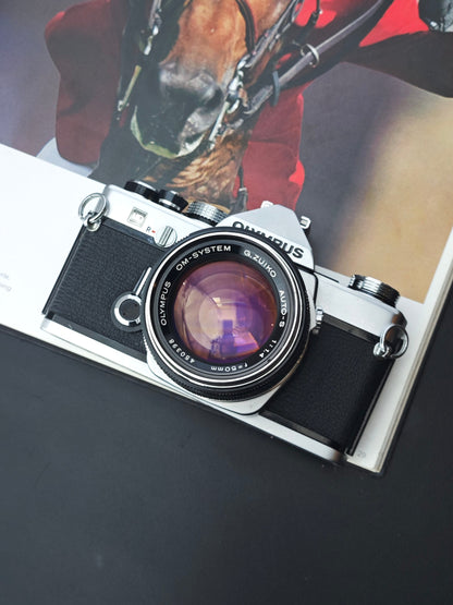 *READ* Olympus OM-1 silver with G.Zuiko Auto-S 50mm F1.4